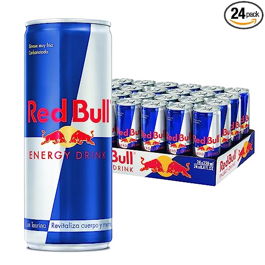 Red Bull Energy Drink - 24er Palette Dosen Getränke, EINWEG (24 x 250 ml)